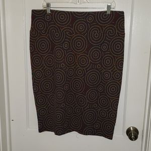 LuLaRoe Cassie Pencil Skirt 2XL